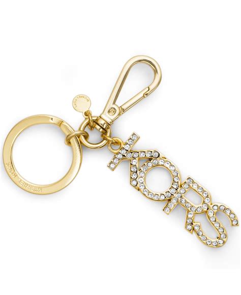 michael michael kors key charms jewel key fob|Michael Kors Jeweled Key Charm .